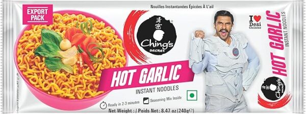 Ching's Hot Garlic Instant Noodles 240 g