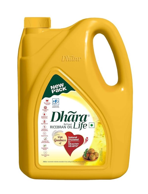 Dhara-Life-Refined-Ricebran-Oil 5lt